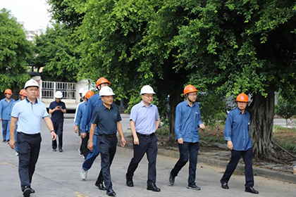 瀘州市生態(tài)環(huán)境局到天宇油脂公司開展環(huán)保專項調研